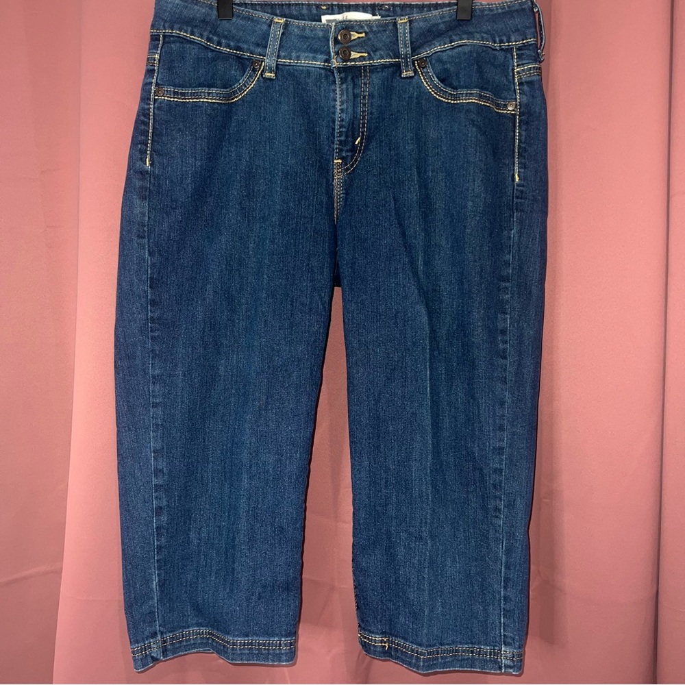 Levi’s Vintage Cropped Dark Wash Capri Women’s Jeans Size 14